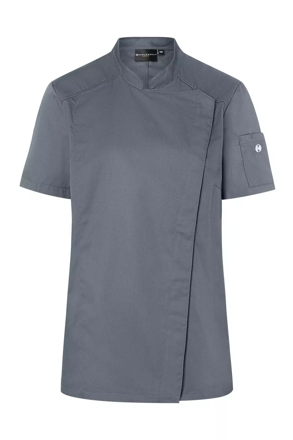 Short-Sleeve Ladies' Chef Jacket Modern-Look