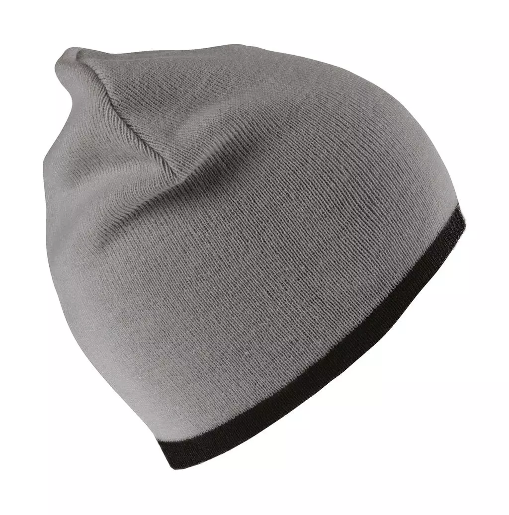 Soft Feel Cuffless Reversible Beanie