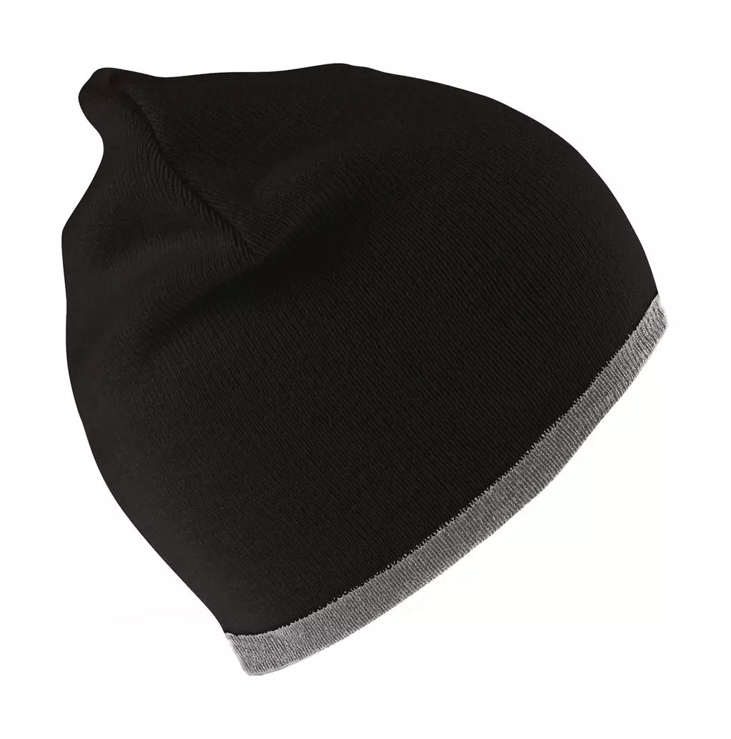 Soft Feel Cuffless Reversible Beanie