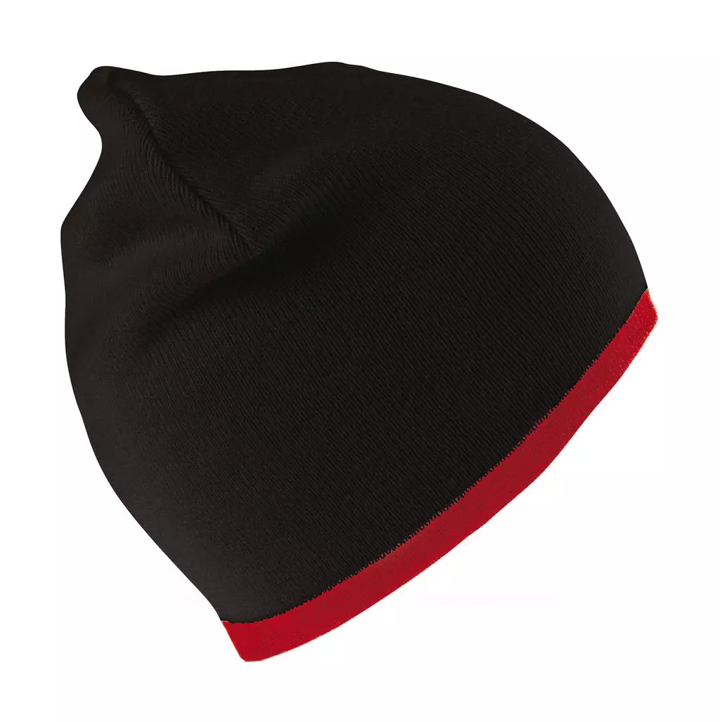 Soft Feel Cuffless Reversible Beanie