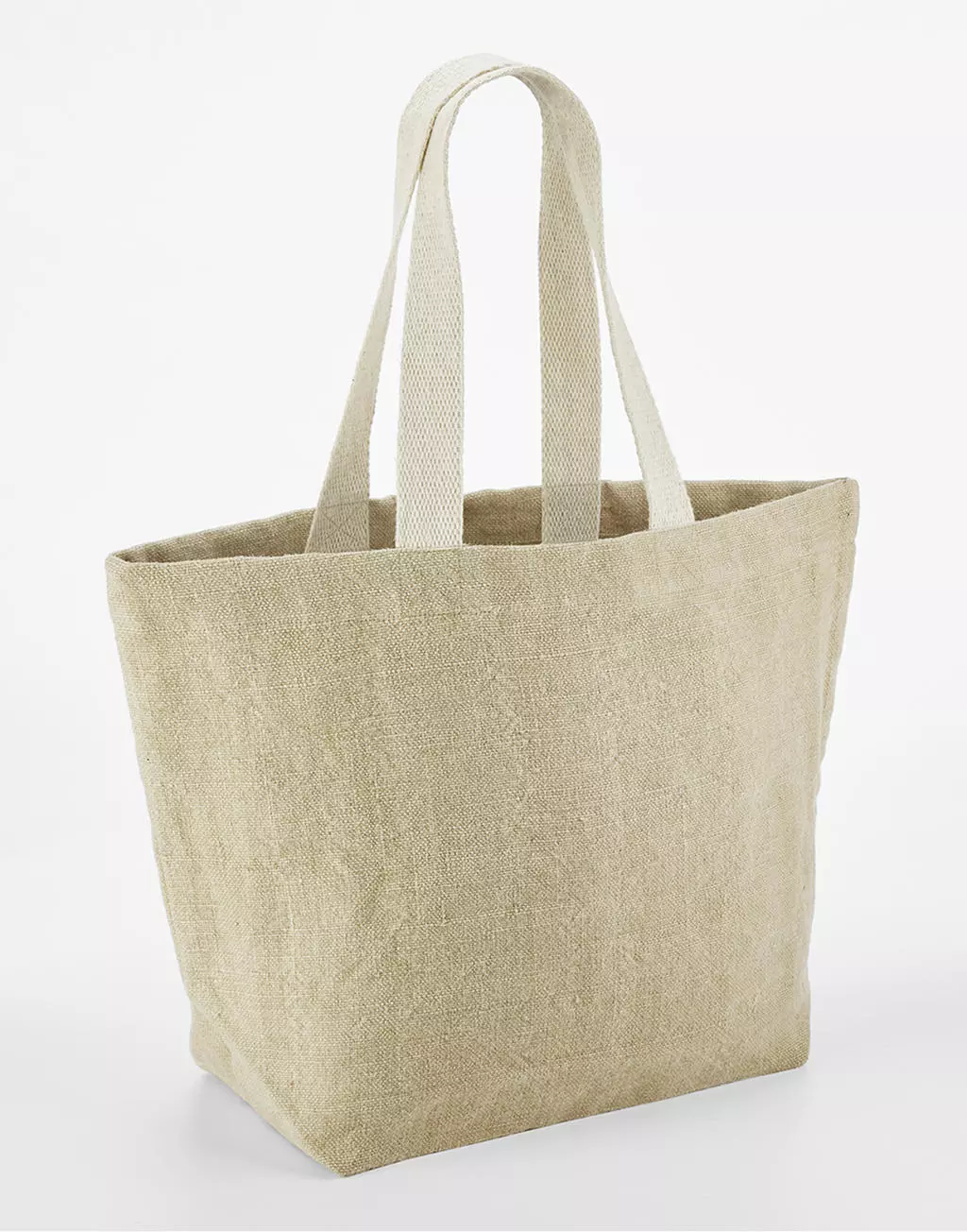 Soft Washed Jute Beach Bag