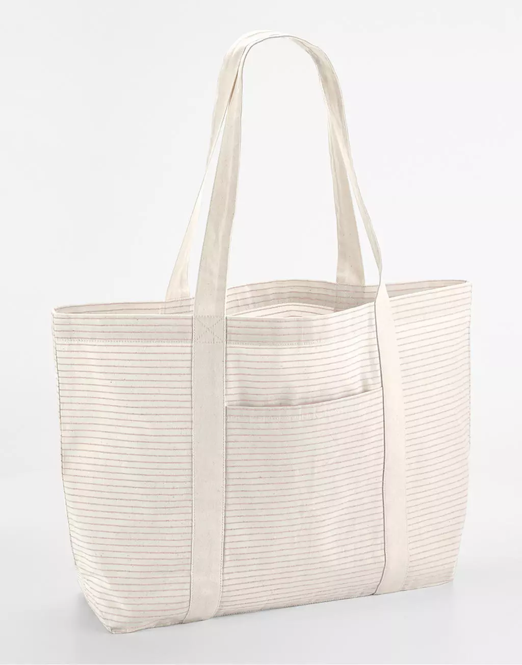 Striped Organic Cotton Shopper