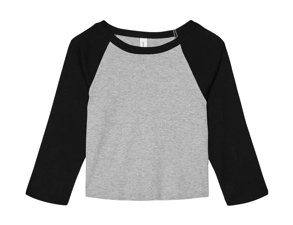 Women's Micro Rib 3/4 Raglan Baby Tee