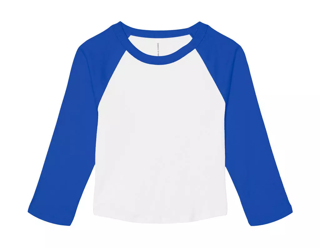 Women's Micro Rib 3/4 Raglan Baby Tee