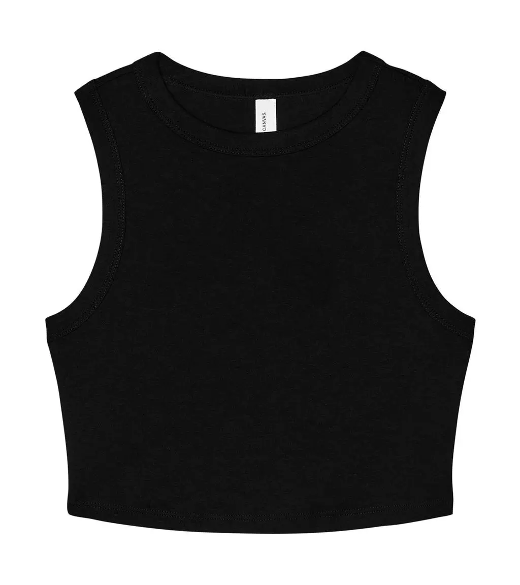 Women's Micro Rib Muscle Crop Tank