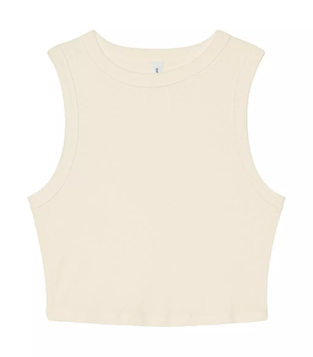 Women's Micro Rib Muscle Crop Tank