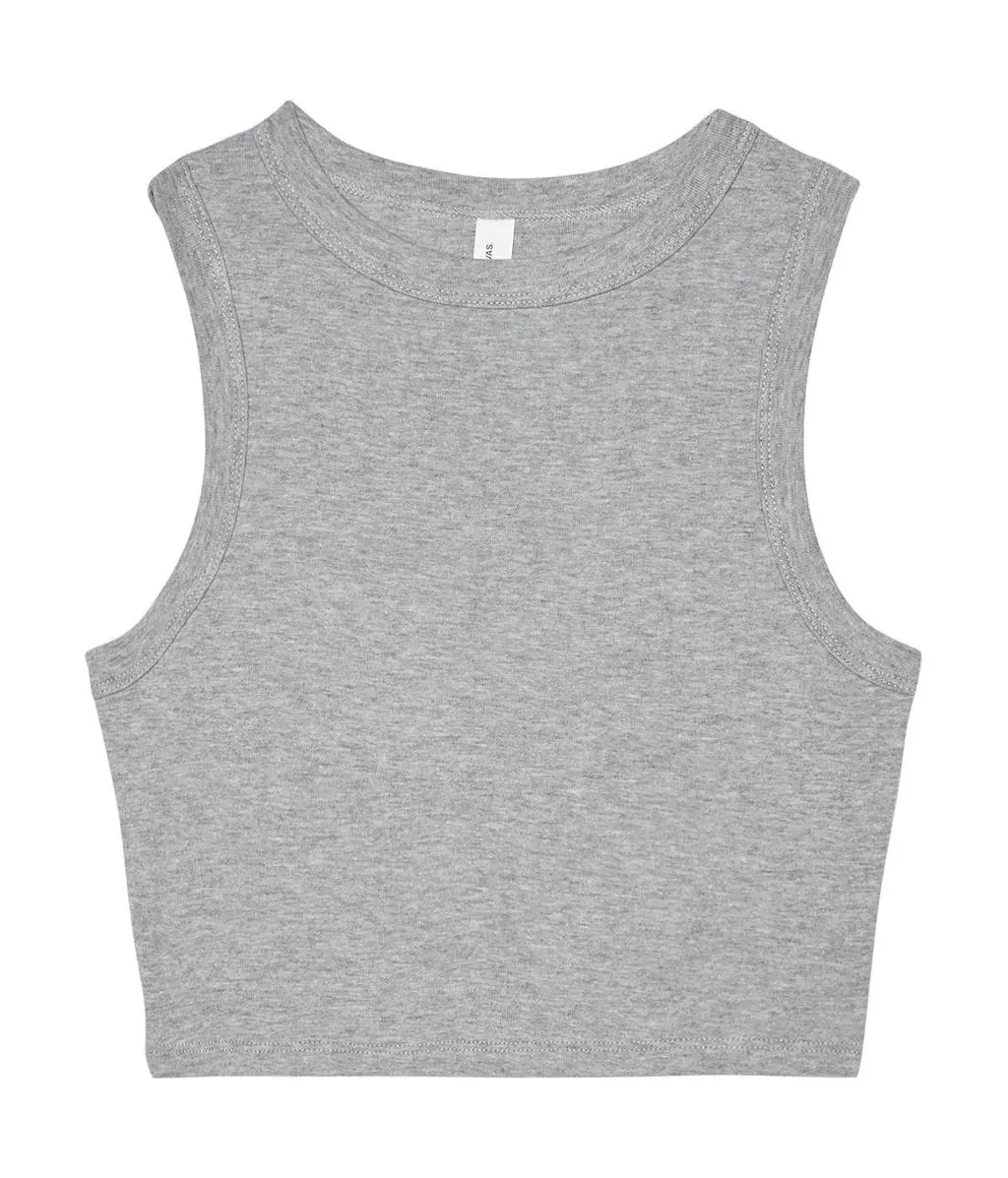 Women's Micro Rib Muscle Crop Tank