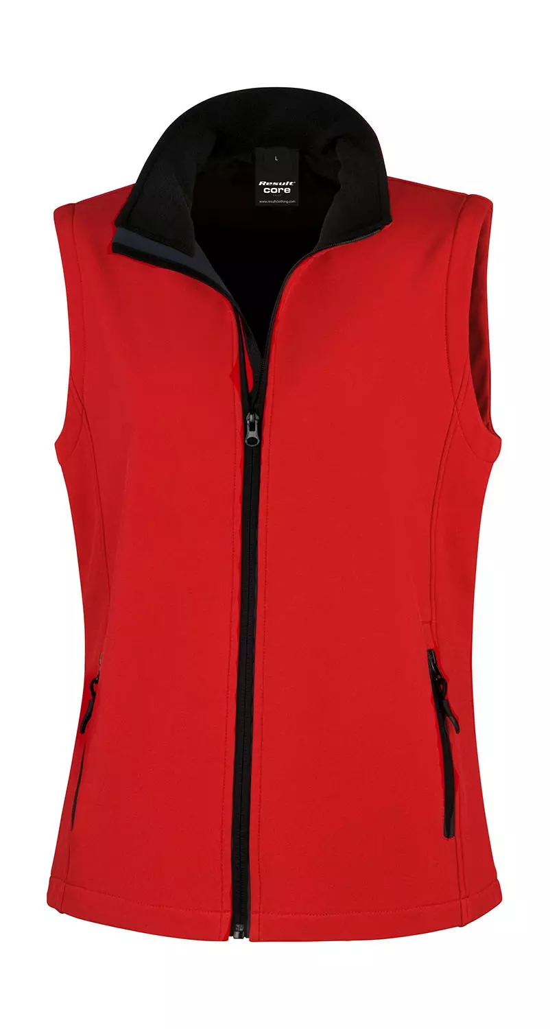 Women's Printable Softshell Bodywarmer