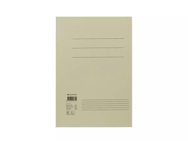 Een Dossiermap Quantore folio 300gr grijs koop je bij QuickOffice BV