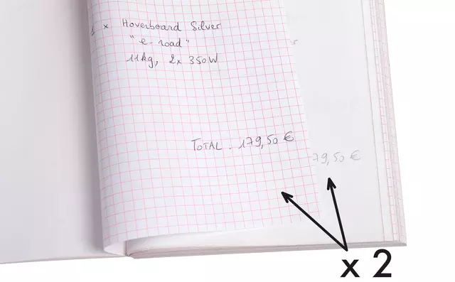 Een Kasboek Exacompta Manifold ontvangsten dupli 50vel koop je bij QuickOffice BV