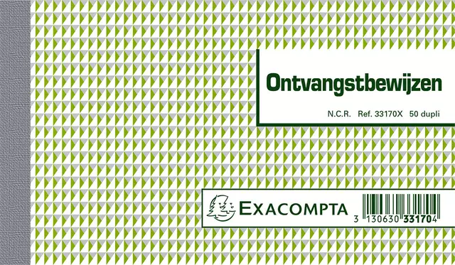 Een Kasboek Exacompta Manifold ontvangstbewijs dupli 50vel koop je bij De Joma BV