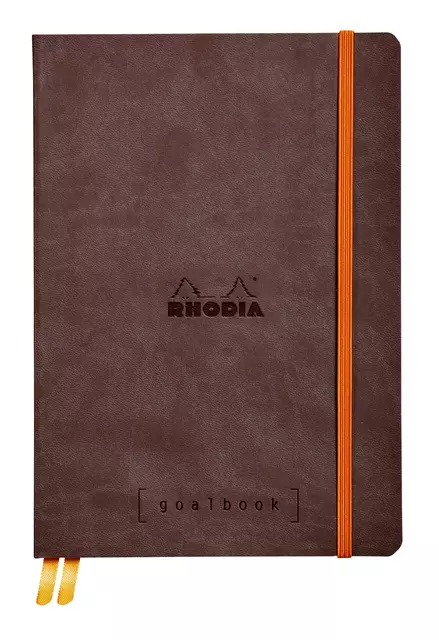 Een Bullet Journal Rhodia A5 60vel dots chocolade bruin koop je bij Quality Office Supplies