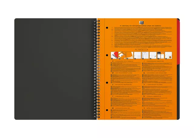 Een Spiraalblok Oxford International Activebook A4+ ruit 5mm koop je bij De Joma BV