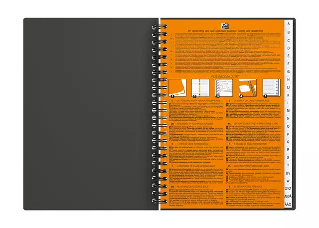 Een Adresboek Oxford International A5 72vel met alfabet koop je bij QuickOffice BV