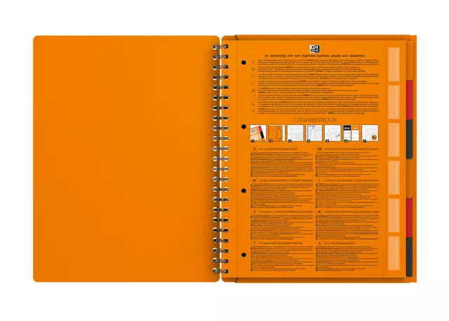 Een Spiraalblok Oxford International Organiserbook A4+ lijn koop je bij De Joma BV