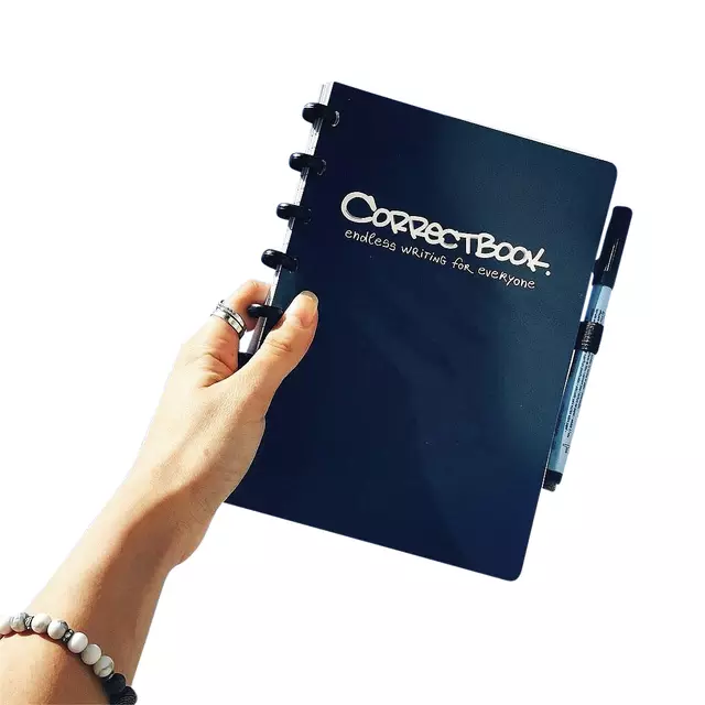 Een Notitieboek Correctbook A5 lijn 40blz midnight blue koop je bij QuickOffice BV