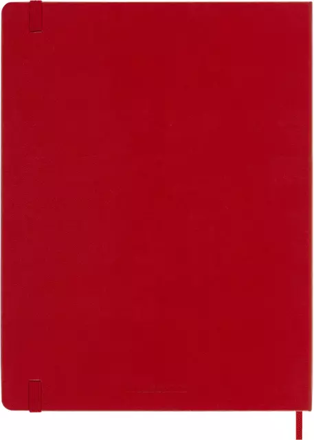 Een Notitieboek Moleskine XL 190x250mm lijn hard cover scarlet red koop je bij iPlusoffice