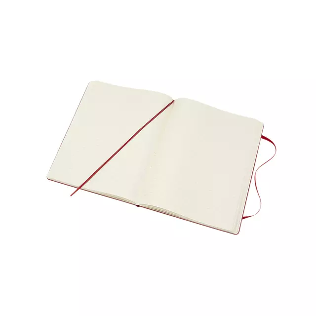 Een Notitieboek Moleskine XL 190x250mm lijn hard cover scarlet red koop je bij De Joma BV
