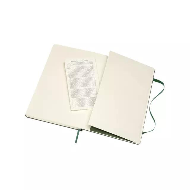 Een Notitieboek Moleskine large 130x210mm lijn hard cover myrtle green koop je bij Kantoorboekhandel Van Atten