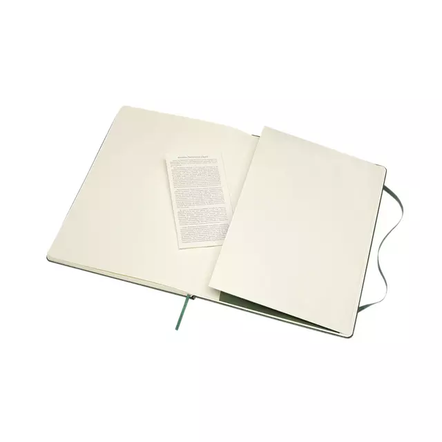 Een Notitieboek Moleskine XL 190x250mm lijn hard cover myrtle green koop je bij All Office Kuipers BV