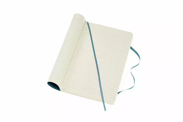 Een Notitieboek Moleskine large 130x210mm lijn soft cover reef blue koop je bij Peter Wind