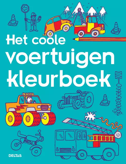 Een Kleurboek Deltas Het coole voertuigen kleurboek koop je bij Sysdicom BV