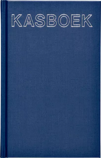 Een Kasboek 103x165mm 192blz 1 kolom blauw koop je bij WinkelVolWinkels