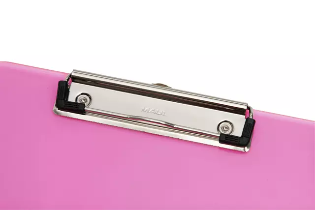 Een Klembord MAUL A4 staand transparant PS neon roze koop je bij De Joma BV