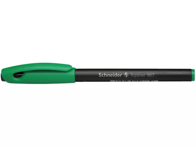 Een Fineliner Schneider 967 0.4mm groen koop je bij Sysdicom BV