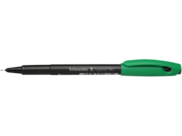 Een Fineliner Schneider 967 0.4mm groen koop je bij Sysdicom BV