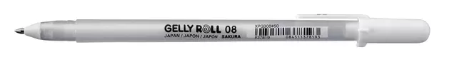 Een Gelschrijver Sakura Gelly Roll 08 medium 0.4mm wit koop je bij All Office Kuipers BV