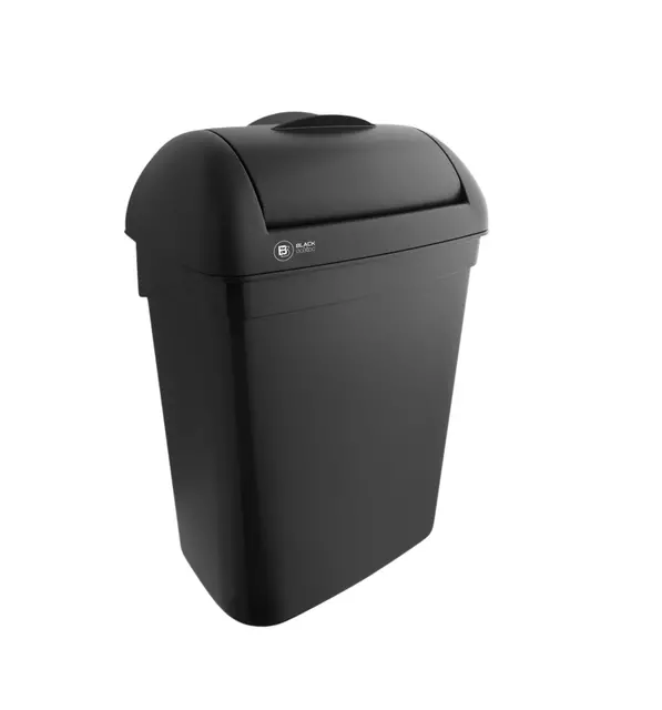 Een Afvalbak BlackSatino hygienebox 8L zwart 332170 koop je bij QuickOffice BV