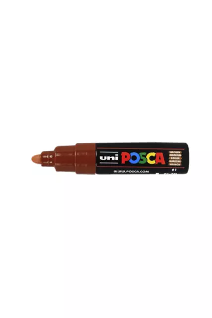 Een Verfstift Posca PC7M breed bruin koop je bij QuickOffice BV