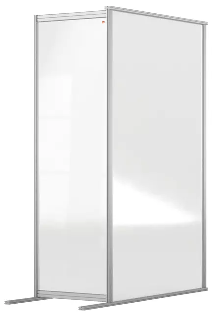 Een Scheidingswand uitbreidingspaneel Nobo Modulair transparant acryl 600x1800mm koop je bij De Joma BV