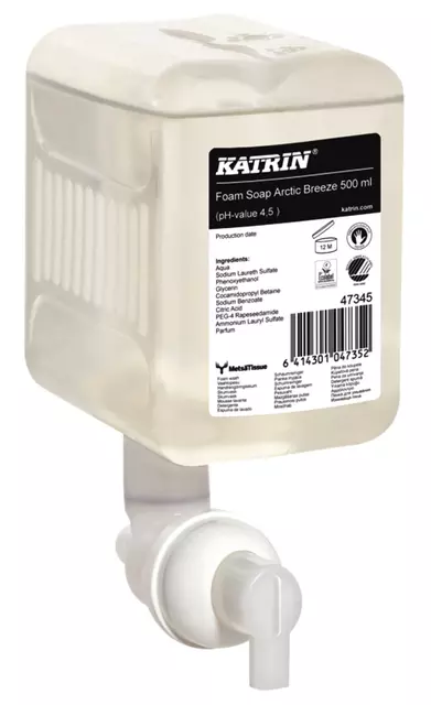 Een Handzeep Katrin Foam Arctic Breeze 500ml 47345 koop je bij Draais.com