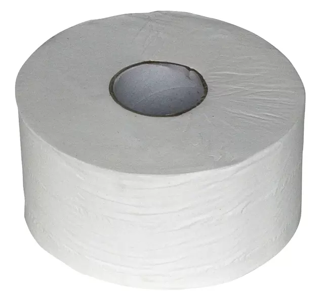 Een Toiletpapier Euro Products Q5 mini jumbo 2l 180m wit 240018 koop je bij De Joma BV