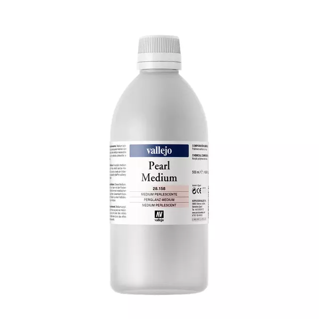 Een Acrylmedium Acrylicos Vallejo 500ml 158 parelmoer koop je bij Topkantoor Repro Creatief