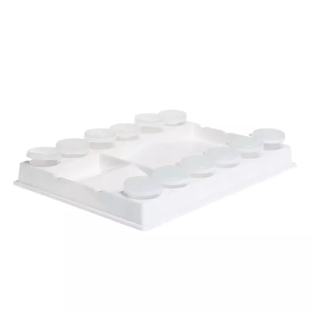 Een Palet Conda 20 x 15 x 3 cm plastic wit koop je bij Continu Kantoor