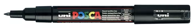 Een Verfstift Posca PC1MC extra fijn zwart koop je bij De Joma BV
