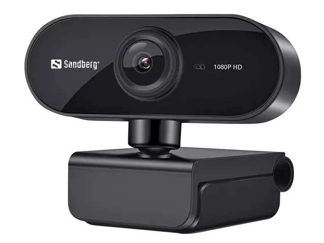 Een Webcam Sandberg USB FLEX 133-97 zwart koop je bij QuickOffice BV