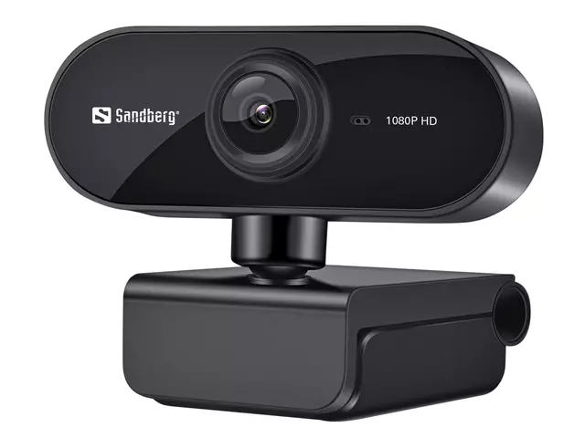 Een Webcam Sandberg USB FLEX 133-97 zwart koop je bij Continu Kantoor