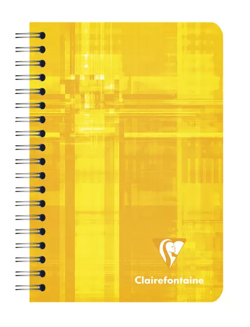 Een Notitieboek Clairefontaine A7+ 95x140 ruit 5x5 100blz 90gr assorti koop je bij De Joma BV