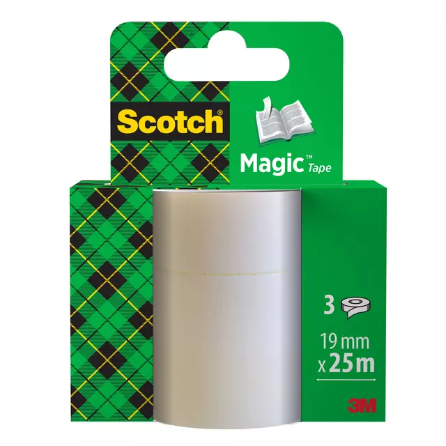 Een Plakband Scotch Magic 819 19mmx25m onzichtbaar koop je bij De Joma BV