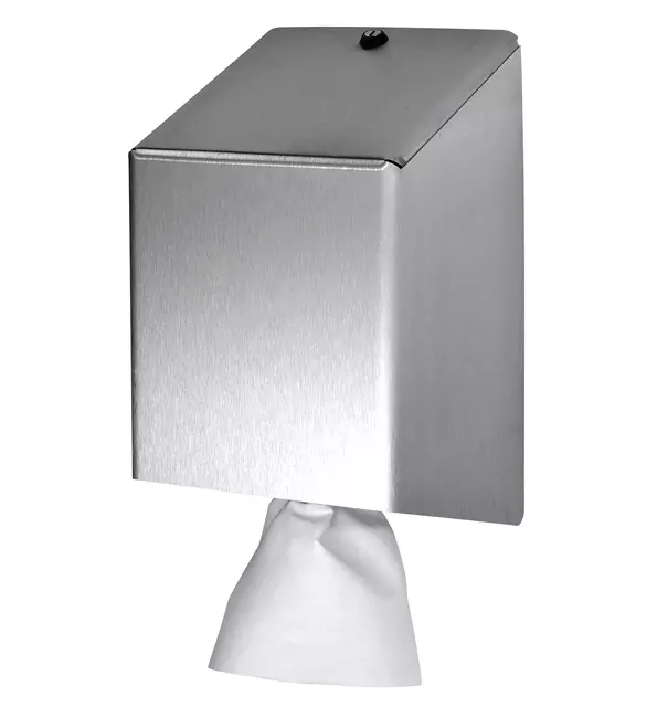 Een Poetspapierdispenser Euro Products midi RVS 438990 koop je bij Company Supplies