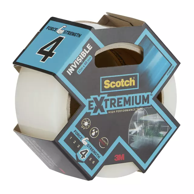 Een Plakband Scotch Extremium invisible 48mmx25m transparant koop je bij De Joma BV