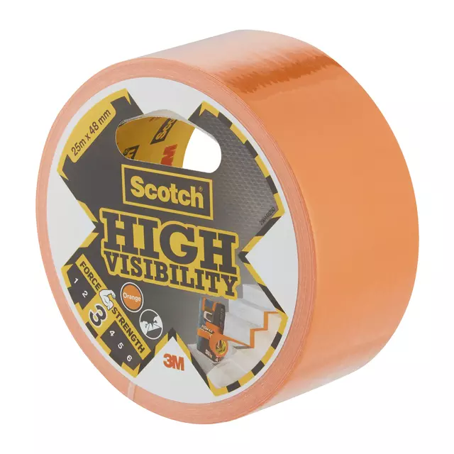 Een Plakband Scotch high visibility 48mmx25m oranje koop je bij De Joma BV