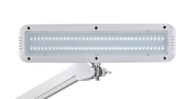 Een Werkpleklamp MAUL Intro LED tafelklem dimbaar wit koop je bij All Office Kuipers BV