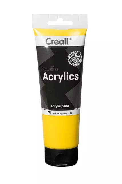 Een Acrylverf Creall Studio Acrylics 06 primair geel 250ml koop je bij De Rijk Kantoorshop