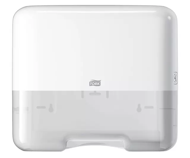 Een Distributeur Tork Mini H3 Elevation 553100 pour essuie-mains pli c et Z blanc koop je bij QuickOffice BV