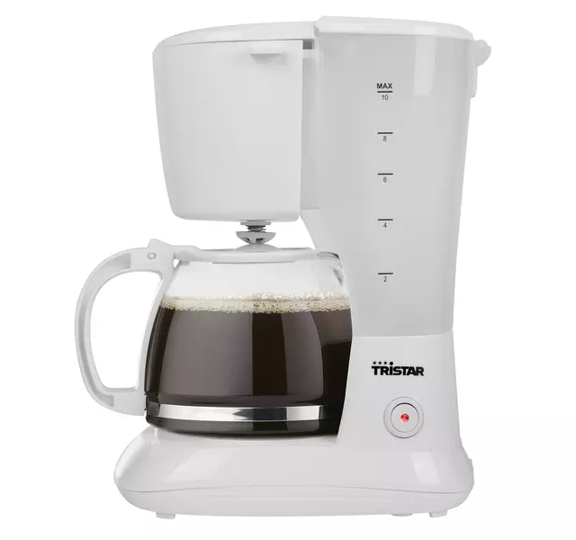 Een Koffiezetter Tristar CM-1252 1,25L 750W wit koop je bij Clippz! Office Supplies